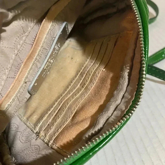 Michael kors green leather crossbody handbag - Picture 8 of 9